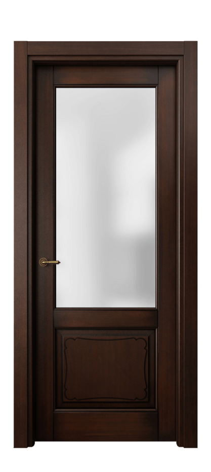 Межкомнатная дверь Toscana Elegante 6322 Бук тёмный с патиной Сатинированное стекло. Цена 101799 #CURRENCY# | Volhovec