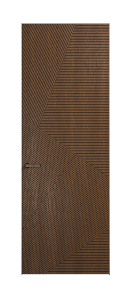 Межкомнатная дверь Вельвет 8213 Дуб каштановый матовый. Цена 176850  | Volhovec