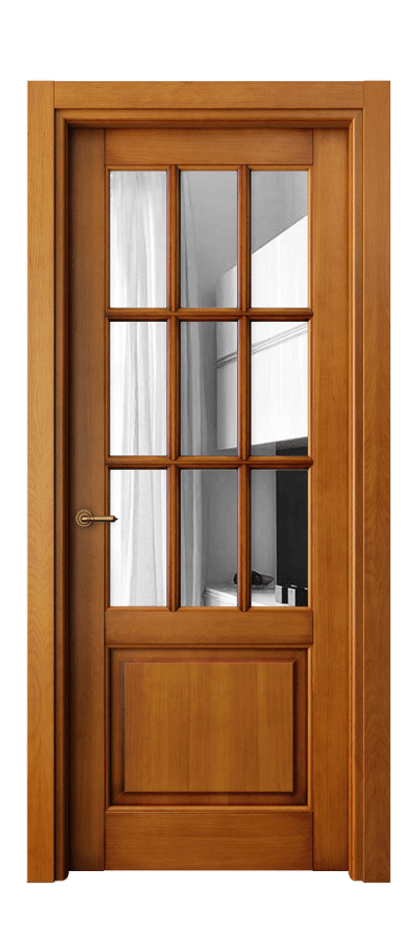 Межкомнатная дверь Тоскана Грильято 6312 Бук светлый с патиной Двустороннее зеркало, триплекс Цена 148170 ₽ | Volhovec