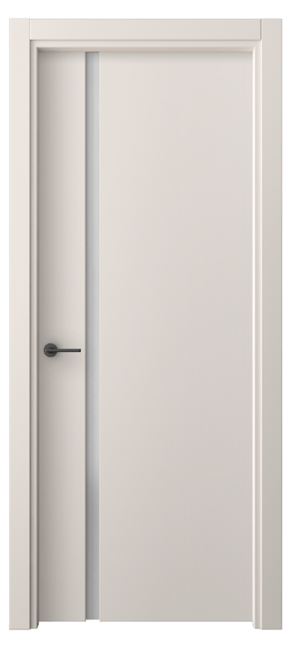 Межкомнатная дверь Фридом 4222 ПЭТ тёплый-белый Сатинированное стекло Цена 33099 ₽ | Volhovec
