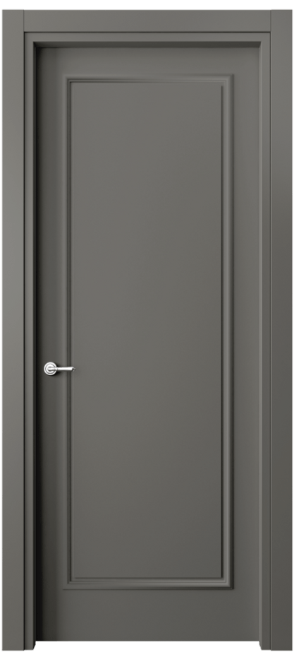 Межкомнатная дверь Париж 8101 Матовый классический серый  Цена 71060 ₽| Volhovec