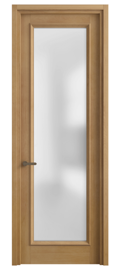 Межкомнатная дверь Шарм 6702 Бук натуральный матовый Сатинированное стекло Цена 110999 ₽ | Volhovec