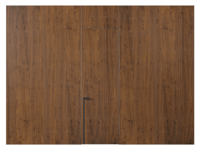 Панели для отделки стен Панель Шпон с эффектом NaturWood. Цвет Орех медный матовый. Материал Шпон Naturwood. Коллекция Шпон с эффектом NaturWood. Картинка.