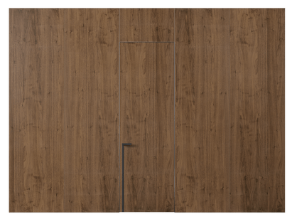 Панели для отделки стен Панель Шпон с эффектом NaturWood. Цвет Орех умбра матовый. Материал Шпон Naturwood. Коллекция Шпон с эффектом NaturWood. Картинка.