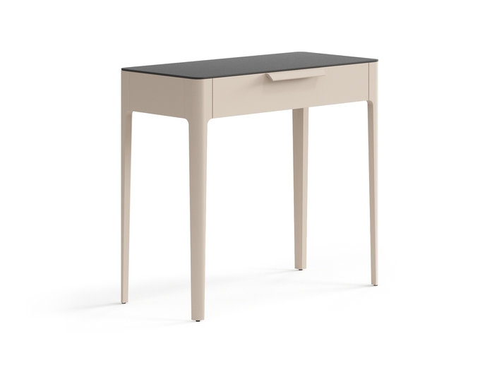 Мебель Консоль Пьега 1 ящик. Цвет Матовый бисквитный. Материал Гладкая эмаль. Коллекция Консоль Пьега 1 ящик. Картинка.