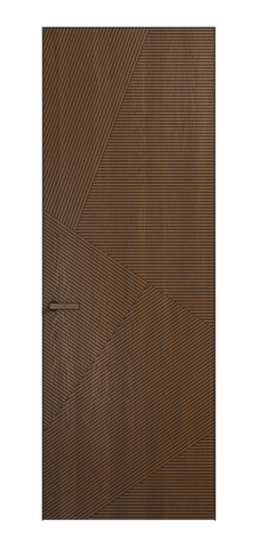 Дверь межкомнатная 8213 ДКШ.М. Цвет Дуб каштановый матовый. Материал Массив дуба матовый. Коллекция Вельвет. Картинка.