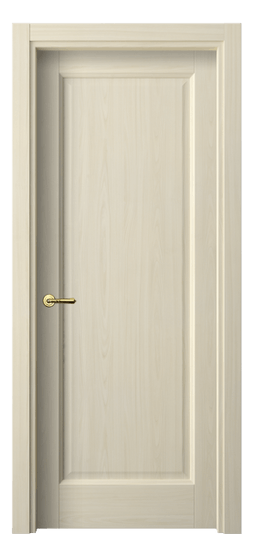 Дверь межкомнатная 1401 МОЯ. Цвет Молочный ясень. Материал Сиплекс ламинатин. Коллекция Галант. Картинка.