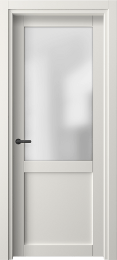 Дверь межкомнатная 2122 ПЭБЛ САТ. Цвет ПЭТ белоснежный. Материал ПЭТ. Коллекция Нео. Картинка.