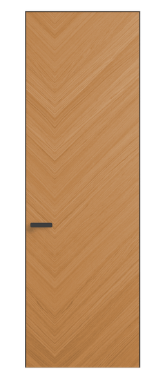 Дверь межкомнатная 0201 ДМНМР Дуб миндальный матовый. Цвет Дуб миндальный матовый рифт. Материал Радиальный шпон НатурВуд. Коллекция Рифт. Картинка.