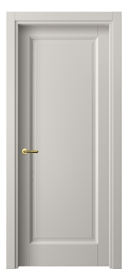 Дверь межкомнатная 1401 МОС. Цвет Матовый облачно-серый. Материал Гладкая эмаль. Коллекция Галант. Картинка.