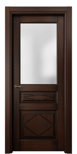 Дверь межкомнатная 6344 БТП САТ. Цвет Бук тёмный с патиной. Материал Массив бука с патиной. Коллекция Тоскана Ромбо. Картинка.