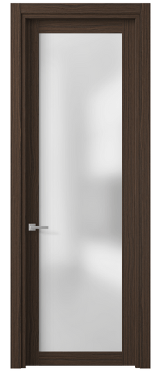 Дверь межкомнатная 2102 МШНЭКТ САТ. Цвет Экзотик трюфельный матовый. Материал Мультишпон НатурВуд. Коллекция Планум. Картинка.