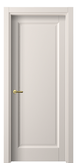 Дверь межкомнатная 1401 ПЭТБ. Цвет ПЭТ тёплый-белый. Материал ПЭТ. Коллекция Галант. Картинка.