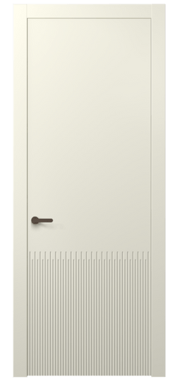 Дверь межкомнатная 8626 ММБ . Цвет Матовый молочно-белый. Материал Гладкая эмаль. Коллекция Дюна. Картинка.