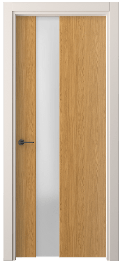 Дверь межкомнатная 4224 ВНД САТ. Цвет Ванильный дуб. Материал Ламинатин. Коллекция Фридом. Картинка.