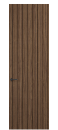 Дверь межкомнатная АКП 0019 ОУММР. Цвет Орех умбра матовый рифт. Материал Радиальный шпон НатурВуд. Коллекция Селект. Картинка.
