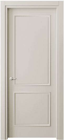 Дверь межкомнатная 8121 МОС. Цвет Матовый облачно-серый. Материал Гладкая эмаль. Коллекция Париж. Картинка.