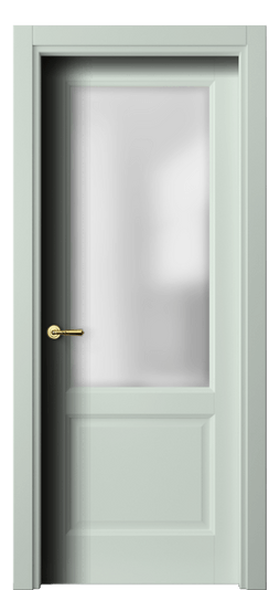 Дверь межкомнатная 1422 NCS S 1005-B80G. Цвет NCS NCS S 1005-B80G. Материал Гладкая эмаль. Коллекция Галант. Картинка.