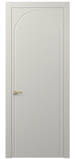 Дверь межкомнатная 8647 МТСР. Цвет Матовый тёплый серый. Материал Гладкая эмаль. Коллекция Альба. Картинка.