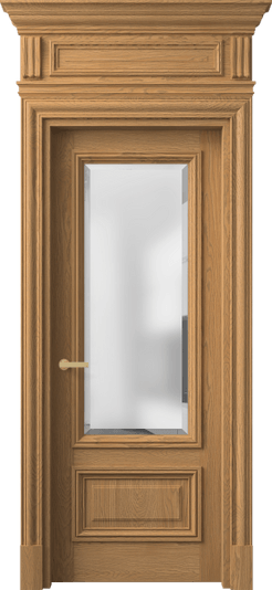 Дверь межкомнатная 7306 ДПШ.М САТ-Ф. Цвет Дуб пшеничный матовый. Материал Массив дуба матовый. Коллекция Антик. Картинка.