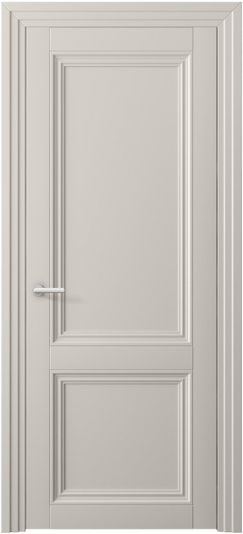 Дверь межкомнатная 2523 ПЭСС. Цвет ПЭТ светло-серый. Материал ПЭТ. Коллекция Центро. Картинка.