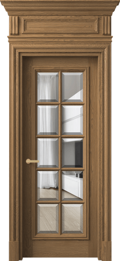 Дверь межкомнатная 7310 ДМС.М ПРОЗ Ф. Цвет Дуб мускатный матовый. Материал Массив дуба матовый. Коллекция Антик. Картинка.