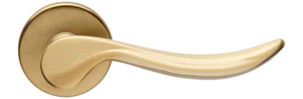 Ручки для дверей Ручка дверная Классик. Цвет Матовое золото. Коллекция Классик. Картинка.